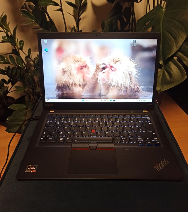 Mocny ThinkPad T495s  Ryzen7+RADEON Vega10/256GB NVme/FullHD/16GB RAM