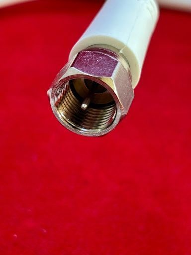 axing mak20080 kabel koncentryczny 2 m f biały