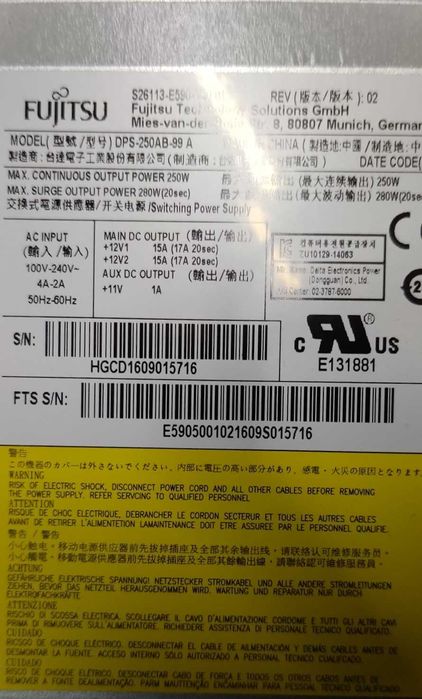 Fujitsu Esprimo D556 i5-6400 DDR4 4GB HDD 500GB