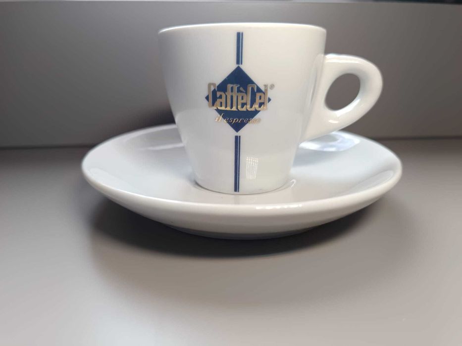 Chávena de Café + Pires – CaffèCel | Edição Clássica Espresso