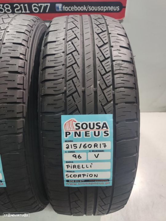 2 pneus semi novos 215-60r17 pirelli - oferta dos portes 120 EUROS