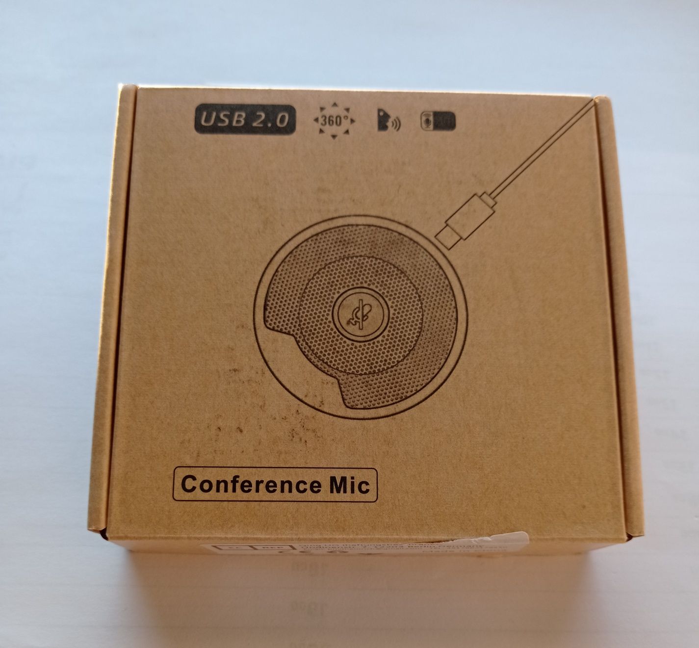 360 ° dookólny mikrofon konferencyjny USB z interfejsem USB-C