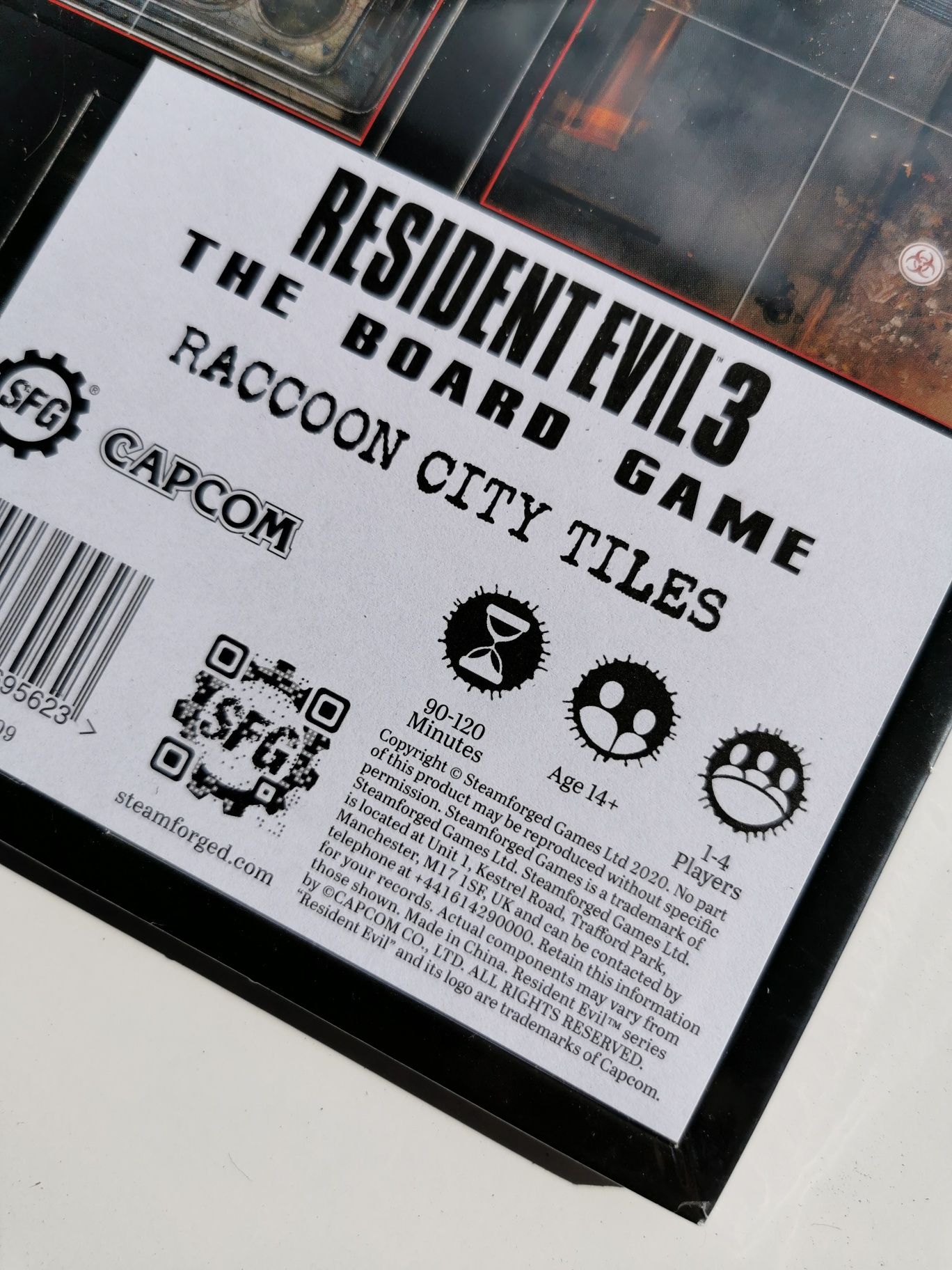 Resident Evil 3 Nemesis Raccoon City Tiles Gra