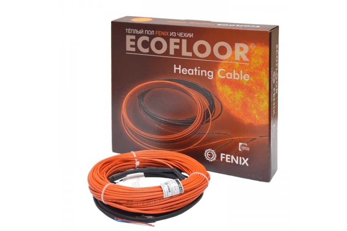Тепла підлога, тонкий кабель під плитку Fenix.