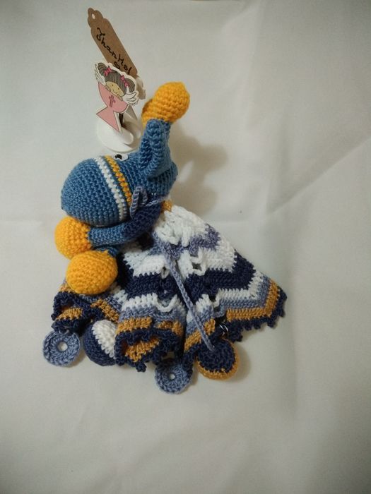 Manta de apego girafa