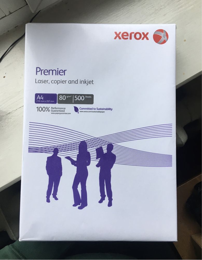 Папір офісний Xerox Premier А4, 80 г/м. кв., клас С+, 500 листів
