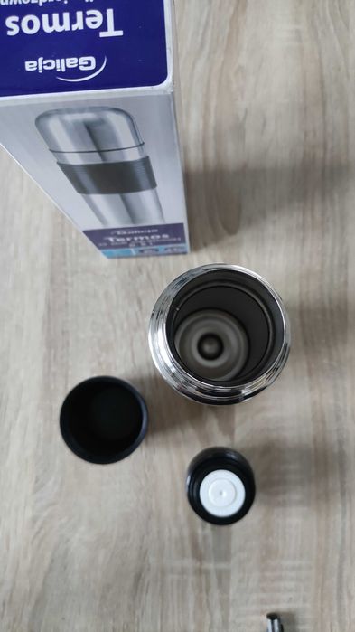 Termos z kubkiem 500 ml nowy stał nierdzewna
