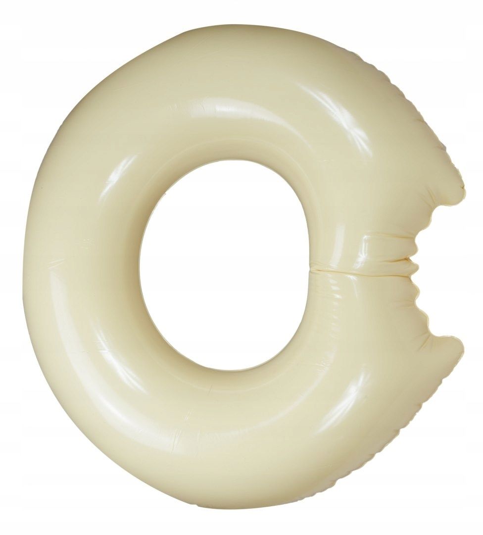 Koło do pływania 110 cm donut brązowy