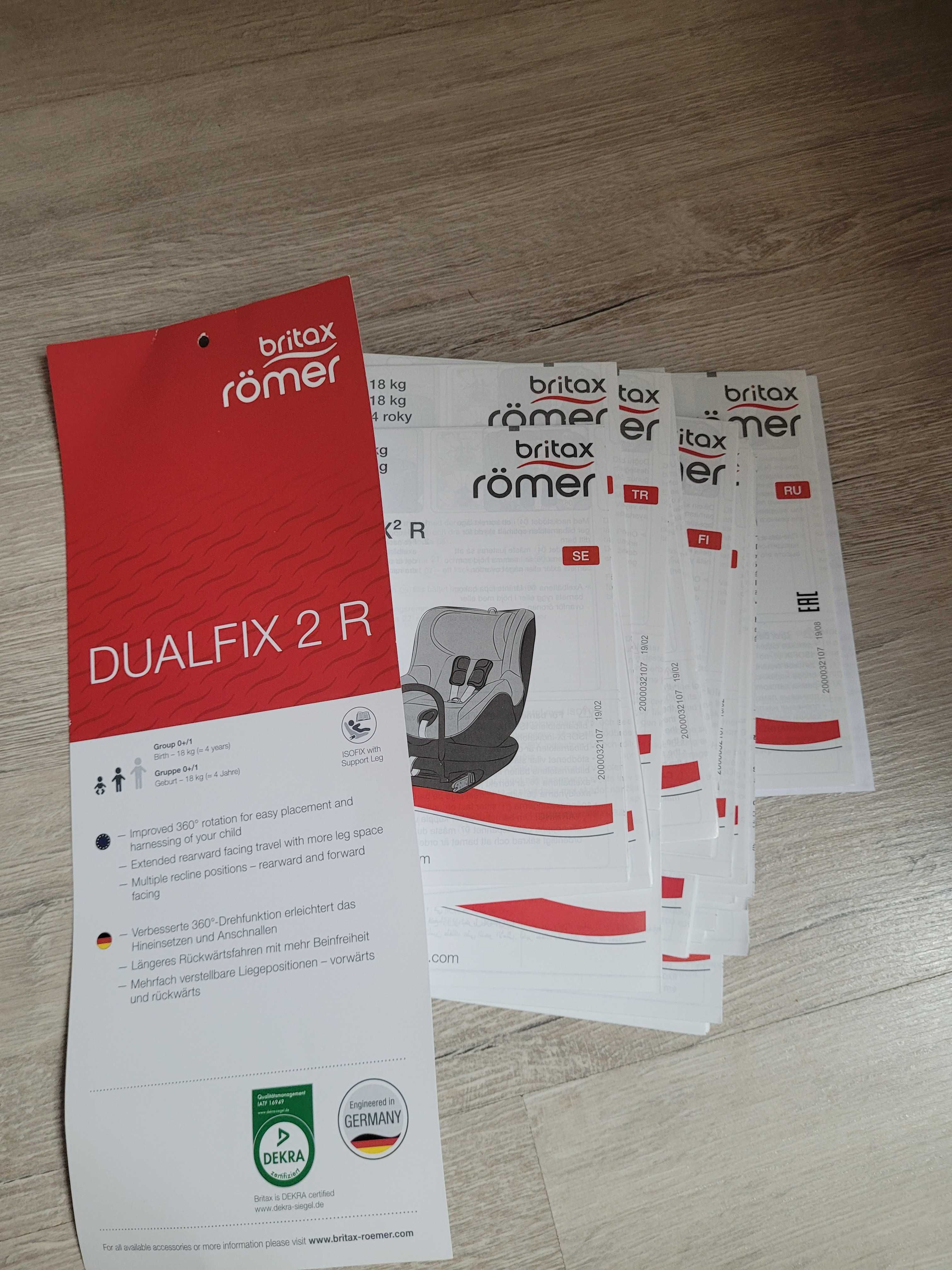 Поворотне автокрісло Britax Romer dualfix 2r  від 0 до 4 р.