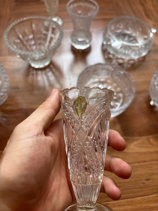 Вази,цукерниці кришталь ГДР