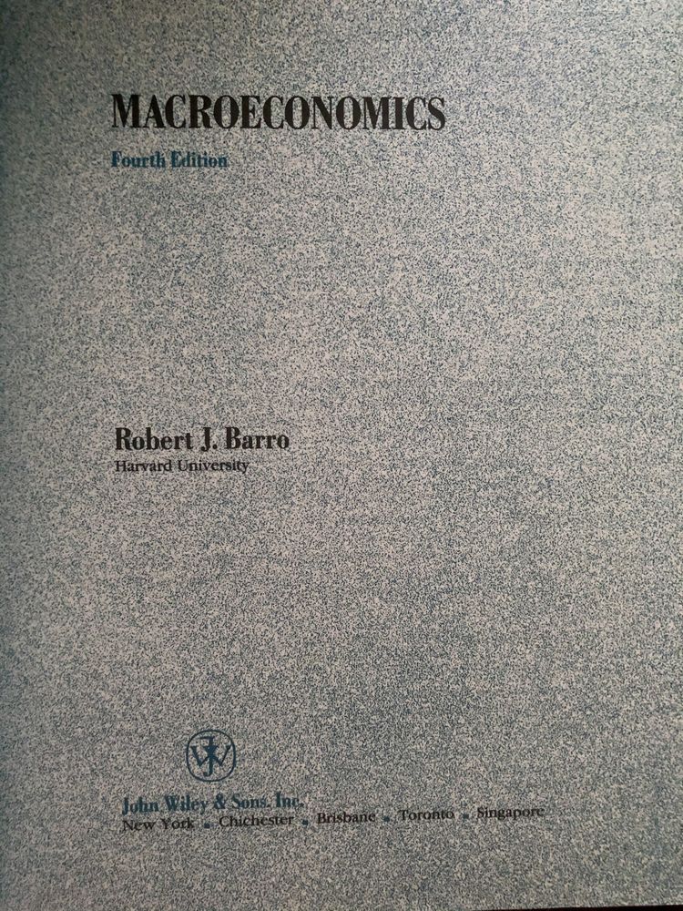 Macroeconomics 4th Edition