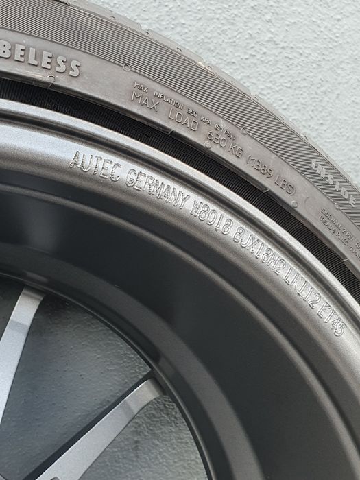 Jantes 18 5x112 AUTEC (NOVAS) C/Pneus NOVOS