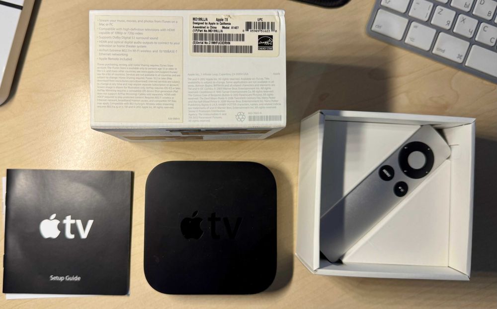 Стаціонарний медіаплеєр Apple TV 3.1 генерація (MD199/A1427)