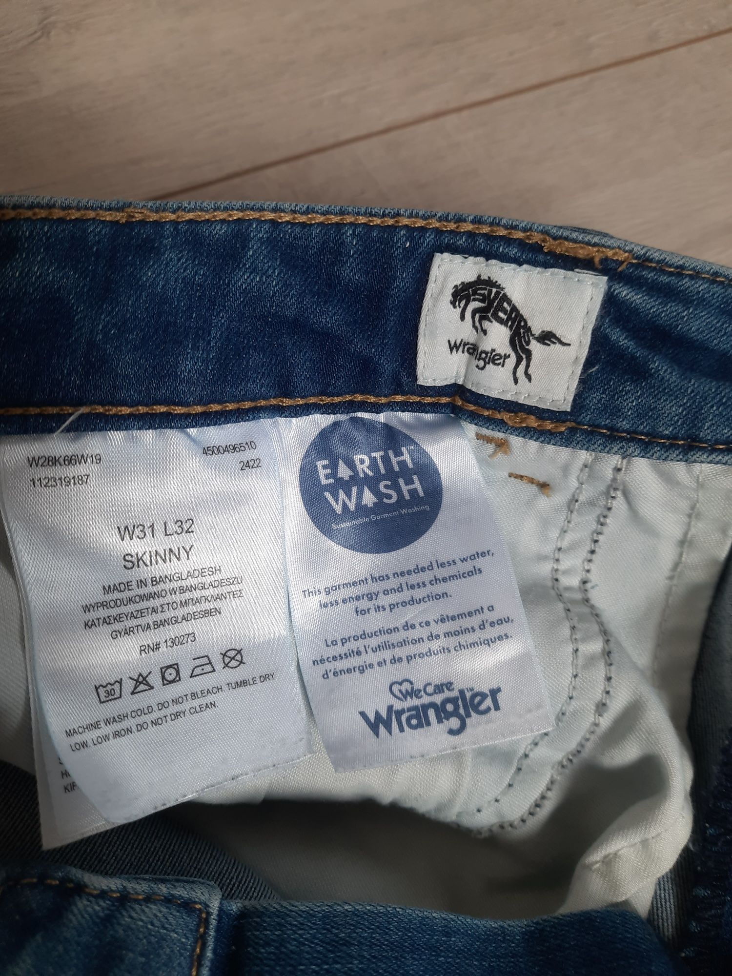 Wrangler jeans skinny 2 pary