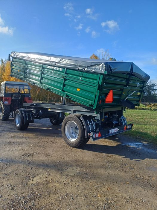 Przyczepa wywrotka na 3 strony hw 80.11 hl 80 bss 11 ton po odbudowie