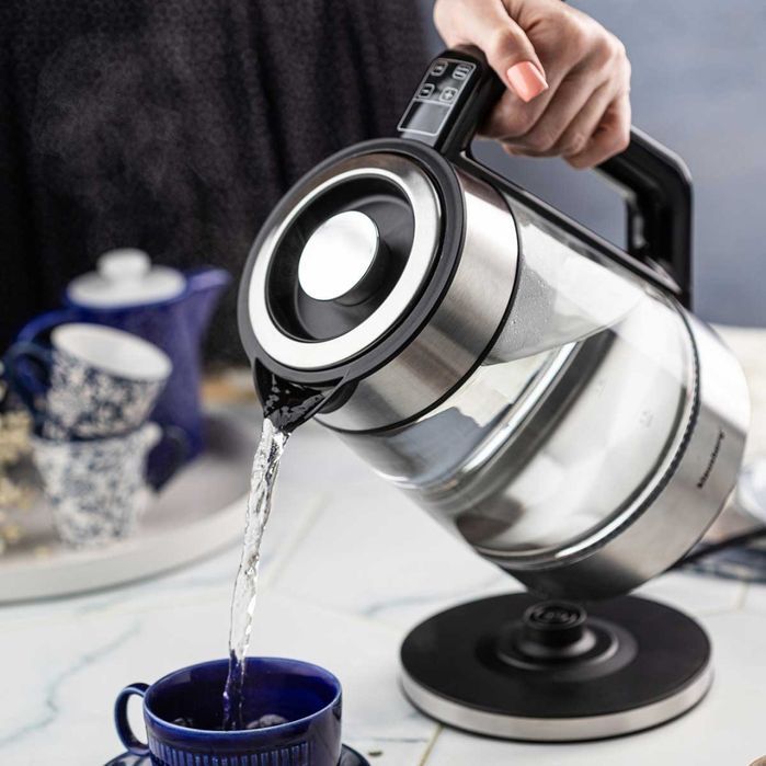 Czajnik Elektryczny Szklany 1,7L Klausberg Kb-7888 Led Rgb