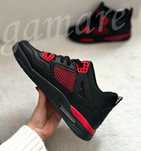 Air Jordan 4 czarno czerwone adidasy dla mężczyzny klasyczne 41-46
