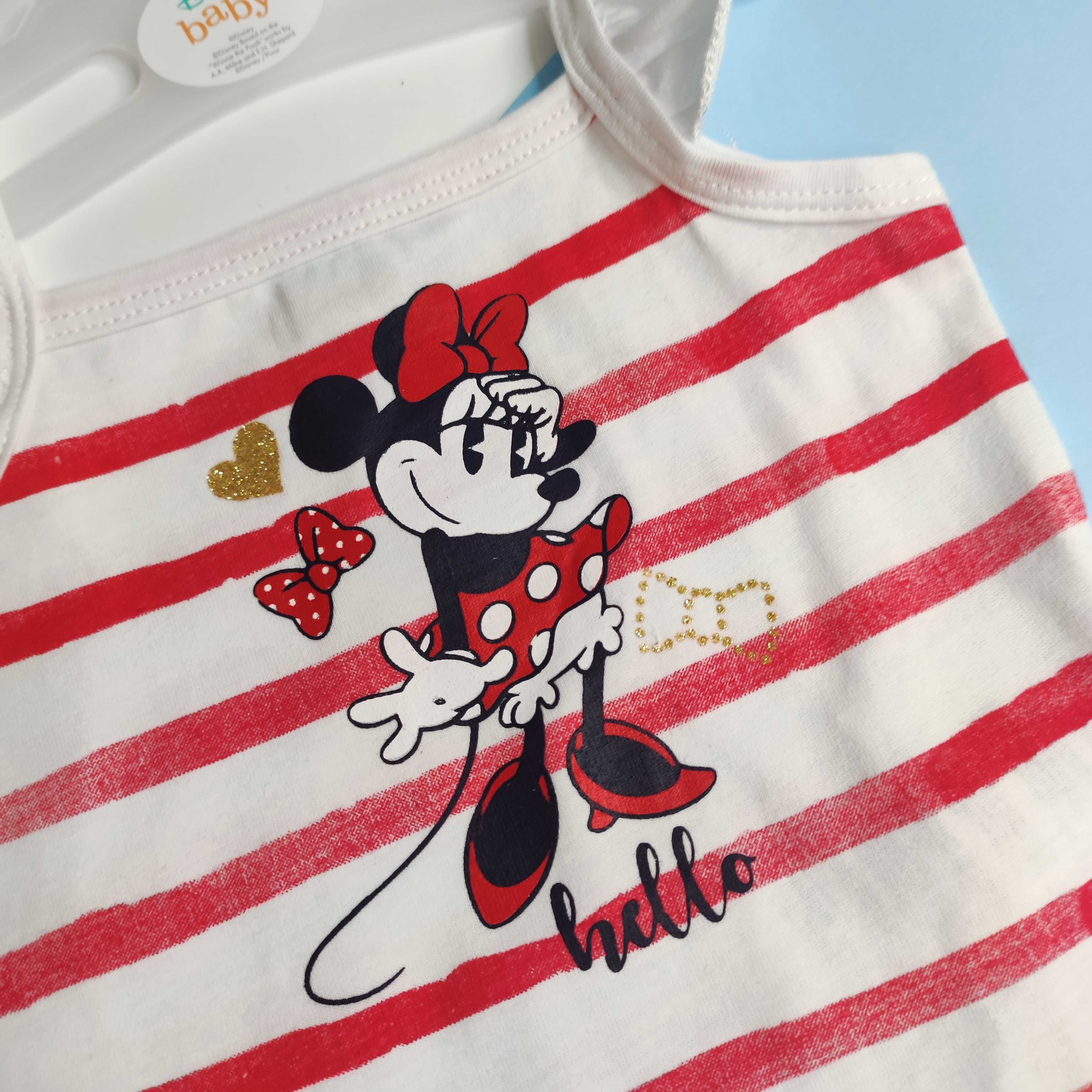 Набір боді на бретелях Minnie Mouse Disney, George, Next бодик, боди