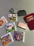 Nintendo 3DS c/ jogos, base de carregamento e mais