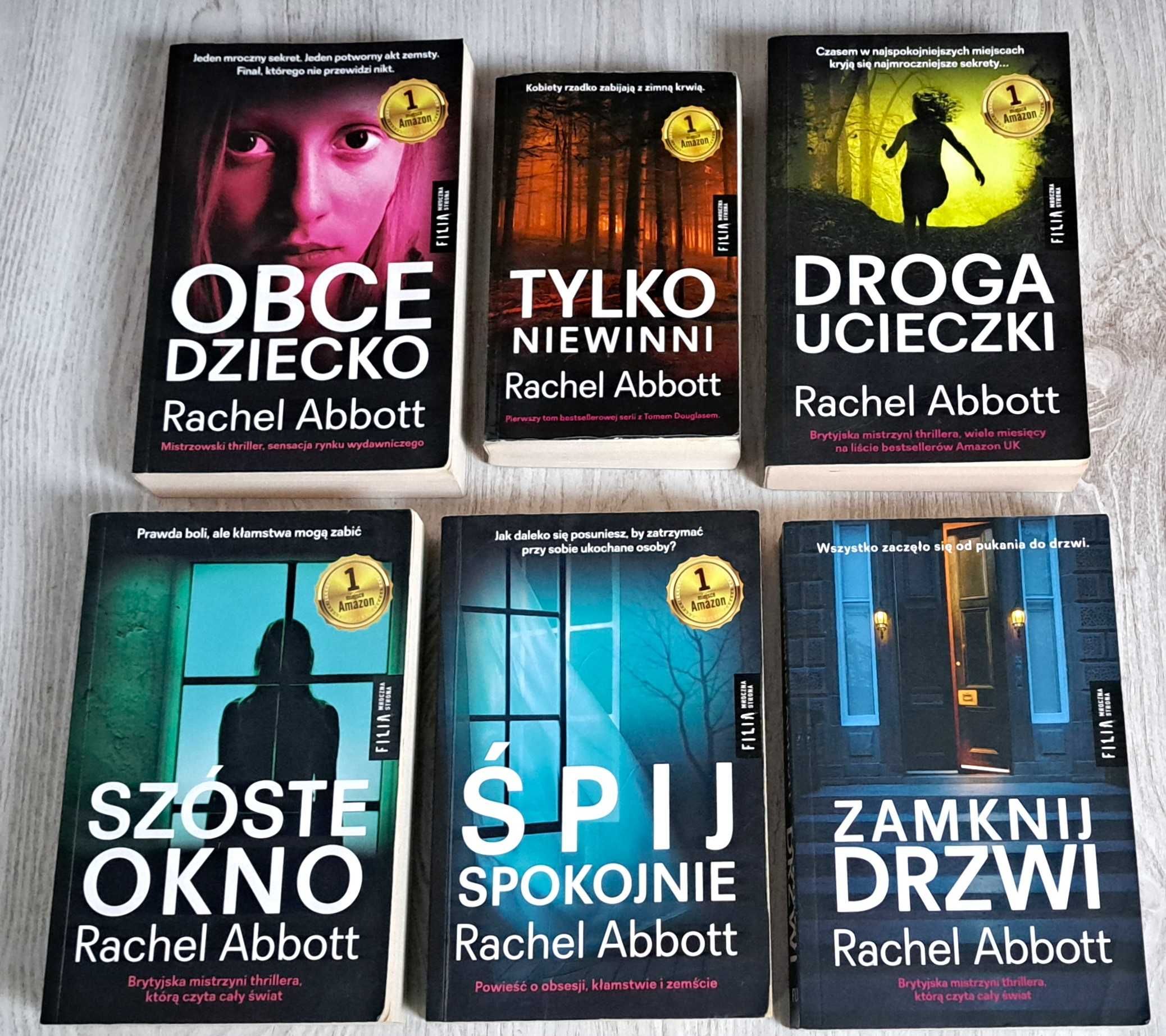 Abbott Tylko niewinni Obce dziecko Droga ucieczki Szóste okno Zamknij