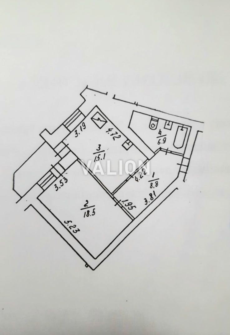 Продаж 2 кім. квартири ремонт, метро Харківська вул. Вишняківська
