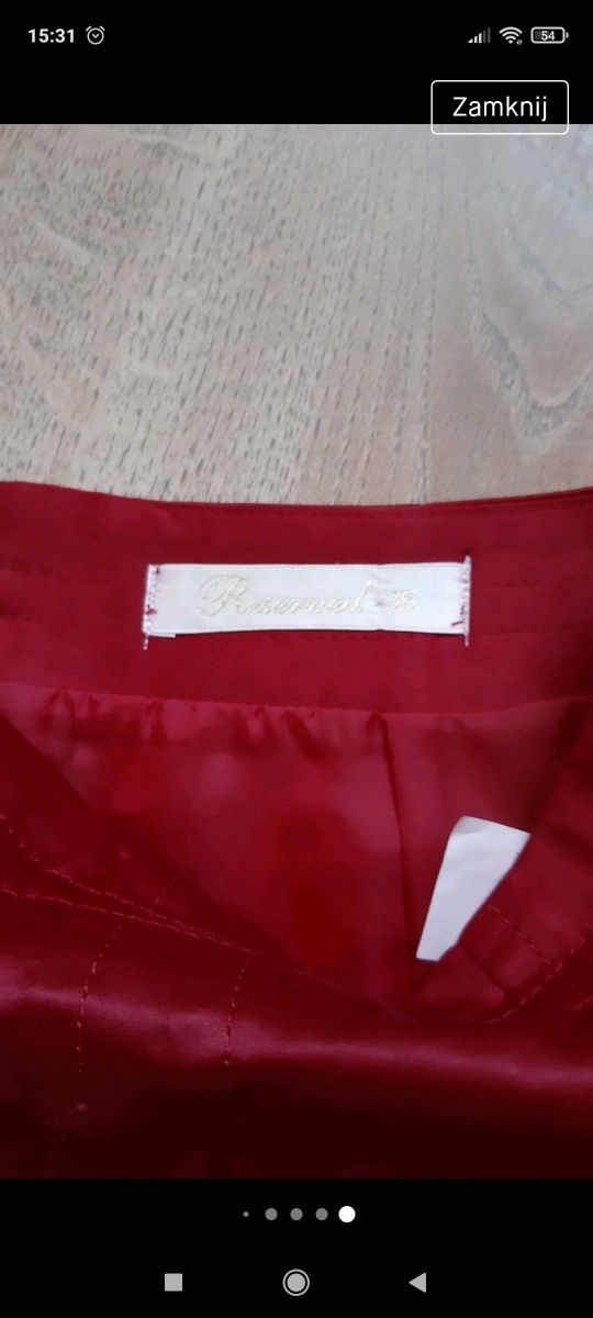 Bordowy garnitur Reserved 4 części jak nowy.Zestaw ubrań damskich.