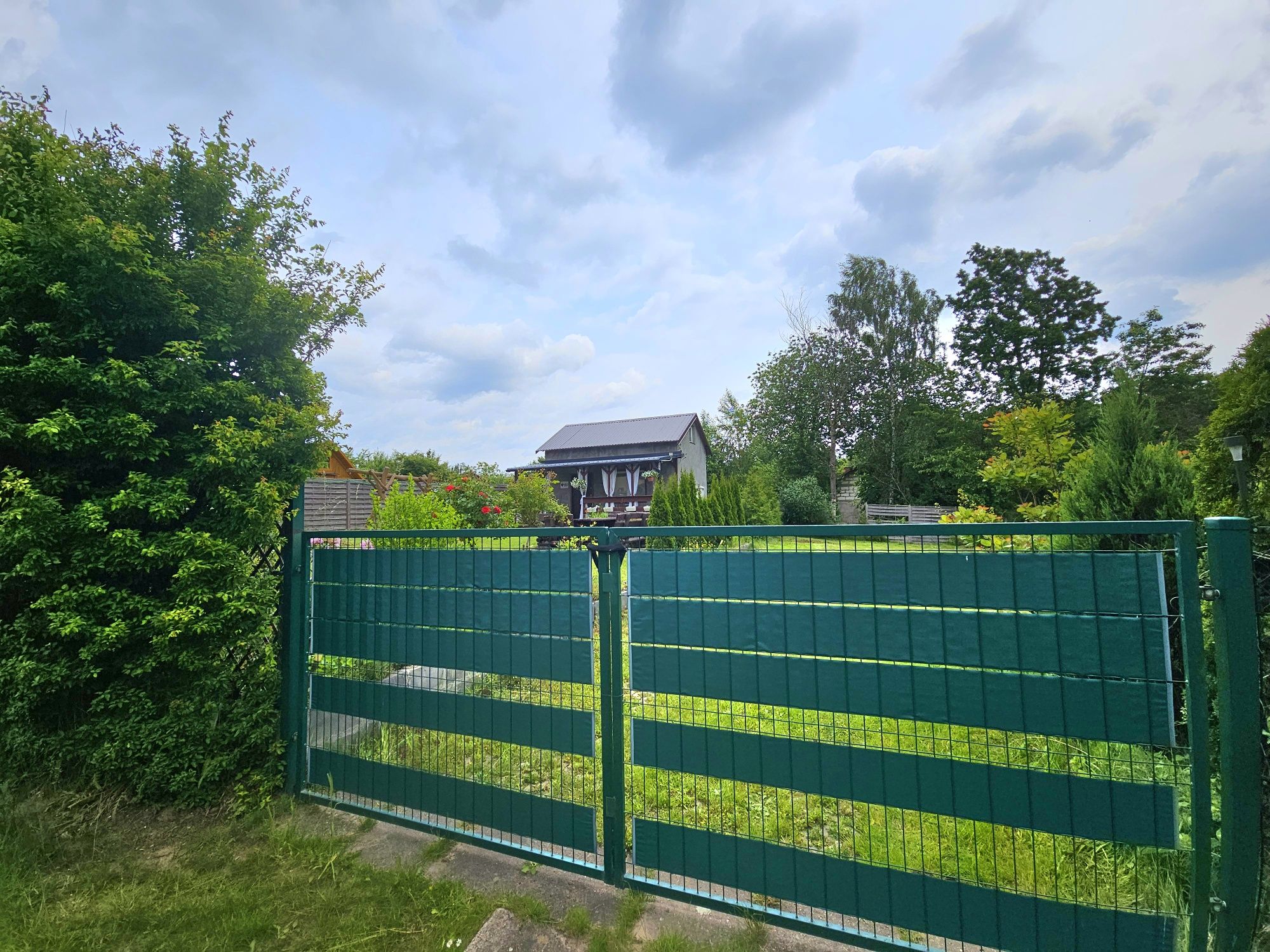 Działka ROD Przylesie Gdańsk Złota Karczma podwójna 600m² pod lasem