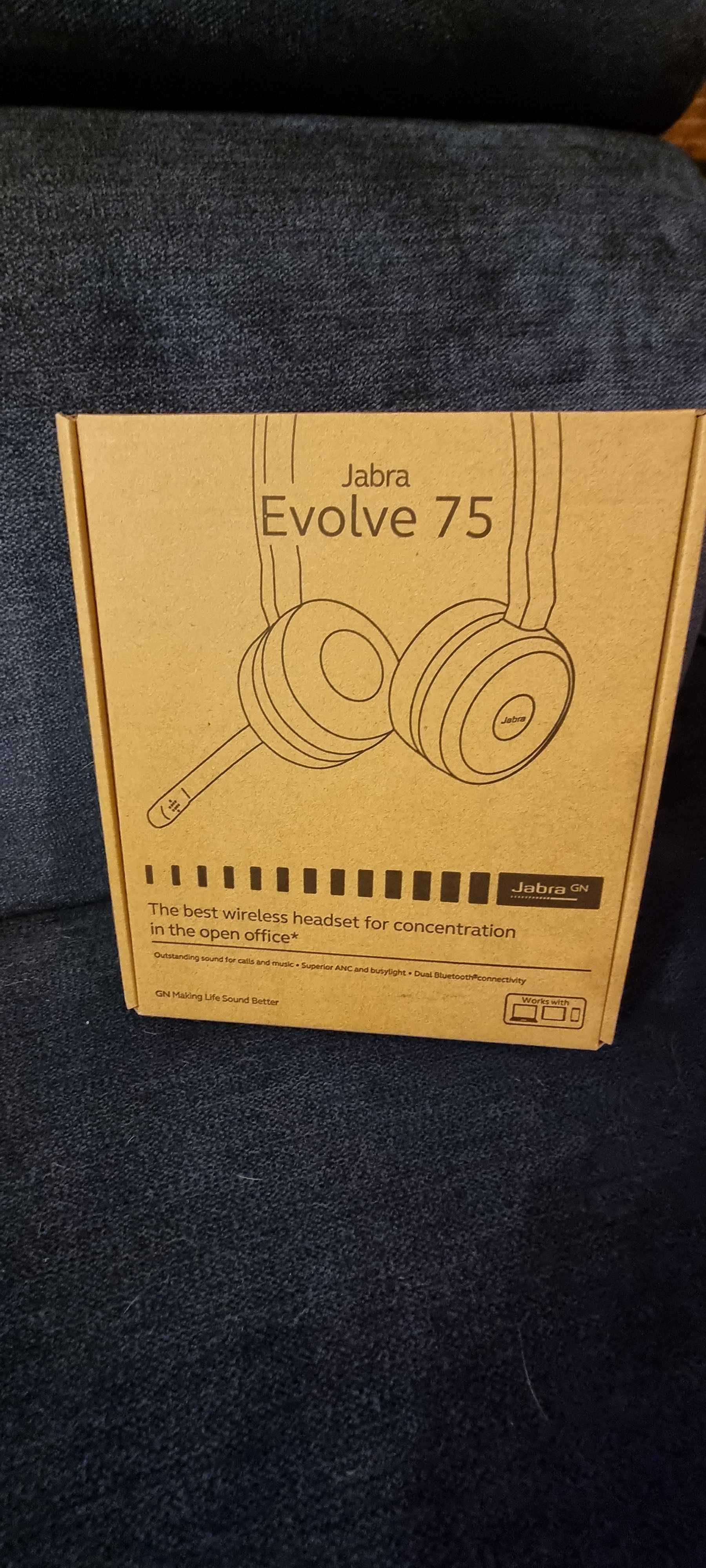 Słuchawki bezprzewodowe Jabra Evolve 75