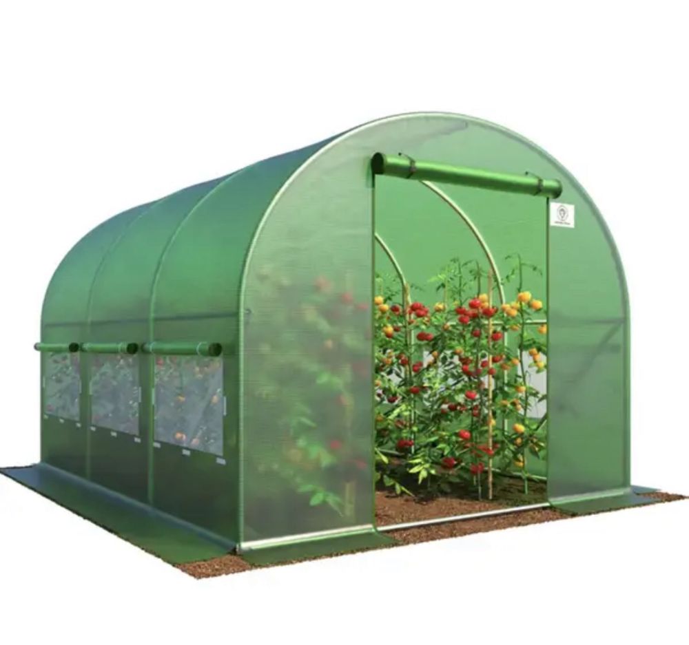 Садова теплиця Green Garden Tunnel 6м2 (2х3х2) парник для овочів