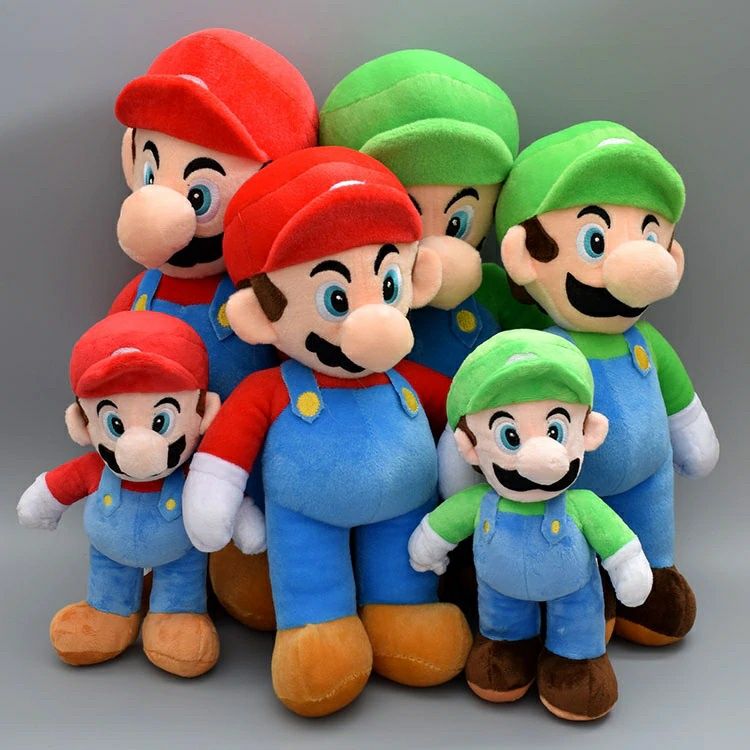 Peluches Super Mário e Luigi da Nintendo, novos