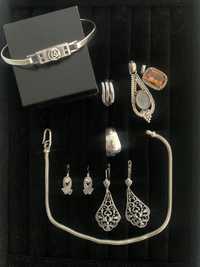 Серьги, кулоны, браслеты из серебра