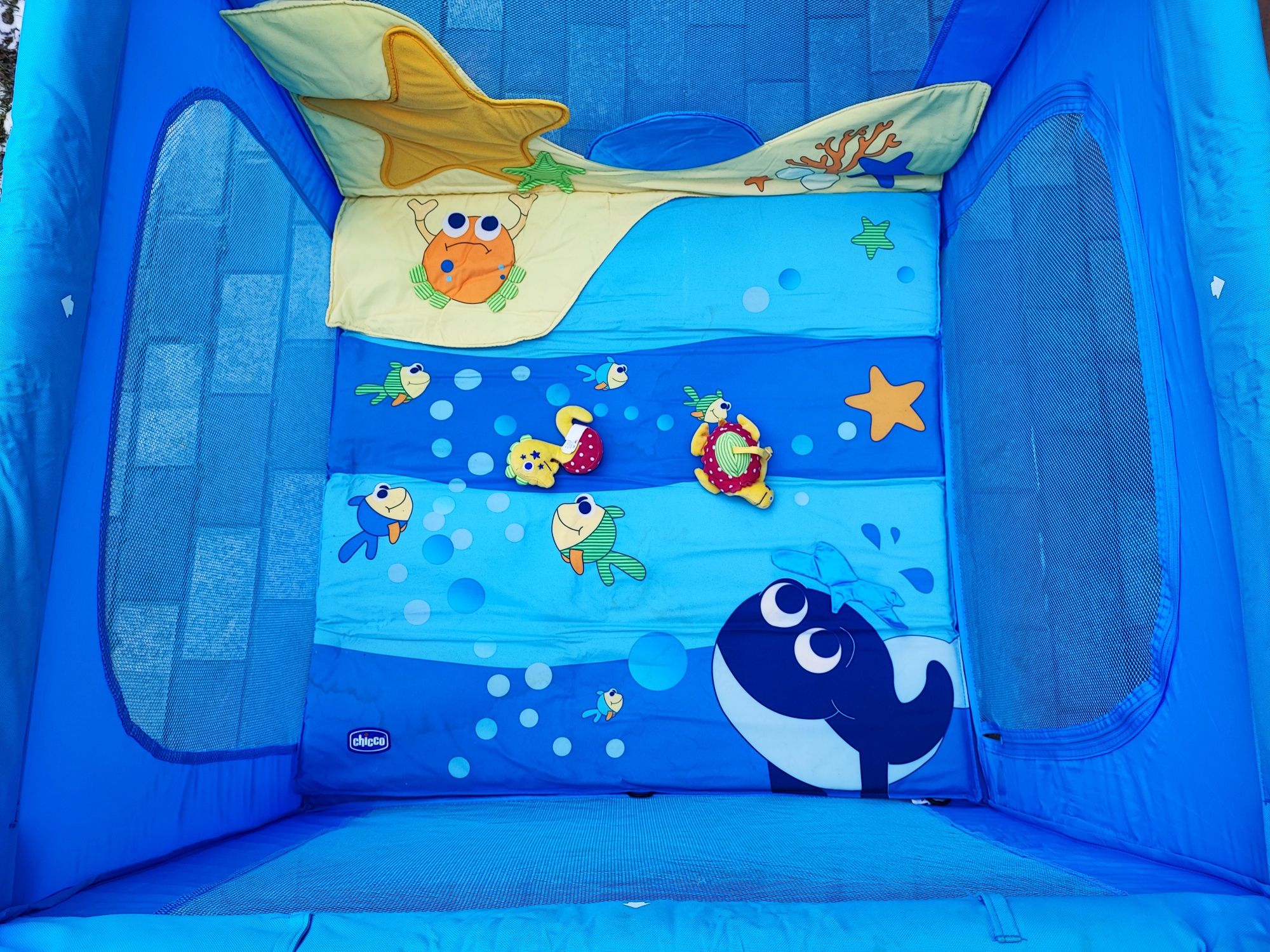Манеж дитячий Chicco Open Box Sea Dreams
