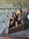 Stara figura Święty Jan Chrzciciel