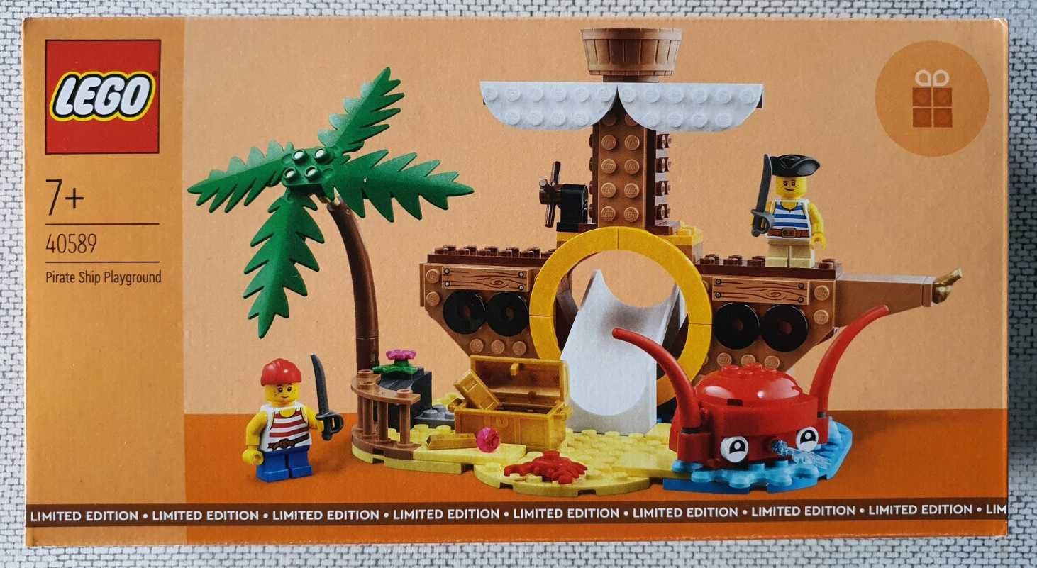 LEGO GWP 40589 - Plac zabaw ze statkiem pirackim