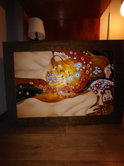 duży obraz malowany na płótnie