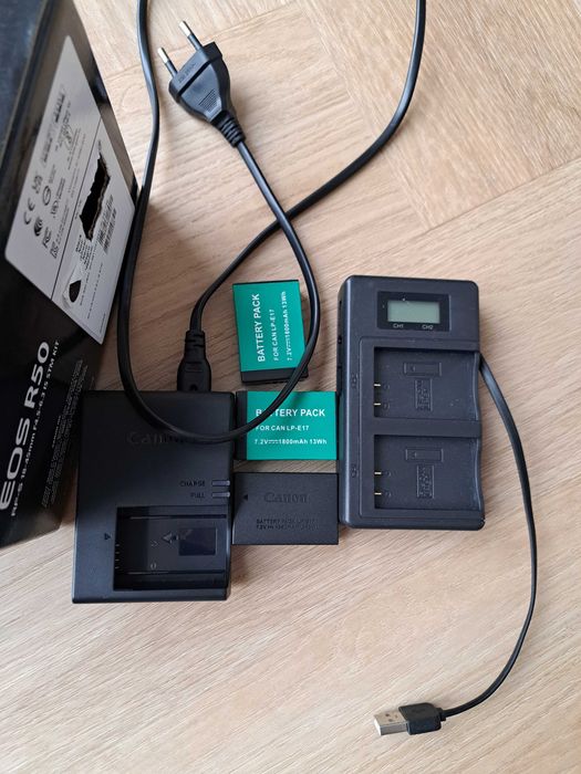 Body Aparat bezlusterkowy Canon R50 Stan idealny, przebieg 94 zdjęcia