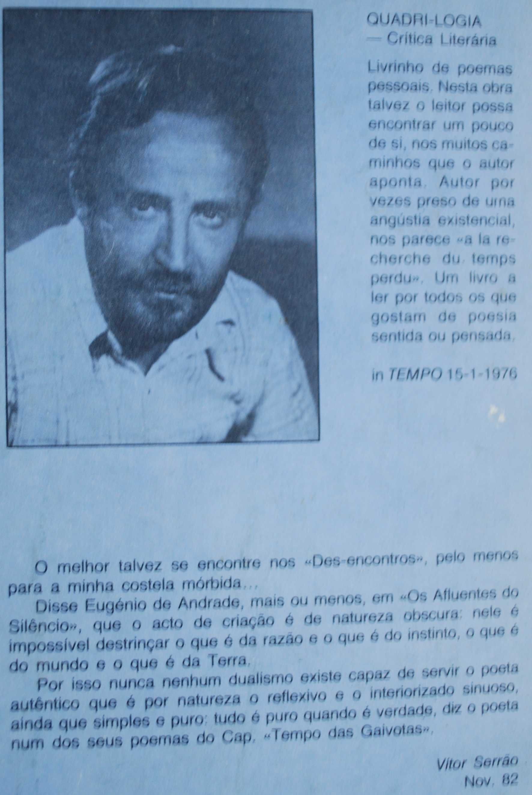 Tempo de Gaivotas de Humberto Sotto Mayor - 1ª Edição 1982