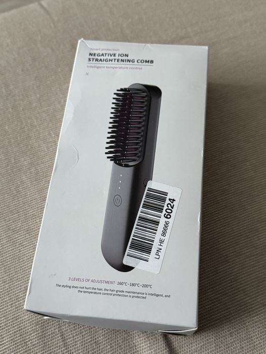 Беспроводной выпрямитель для волос (новый) щетка утюжек