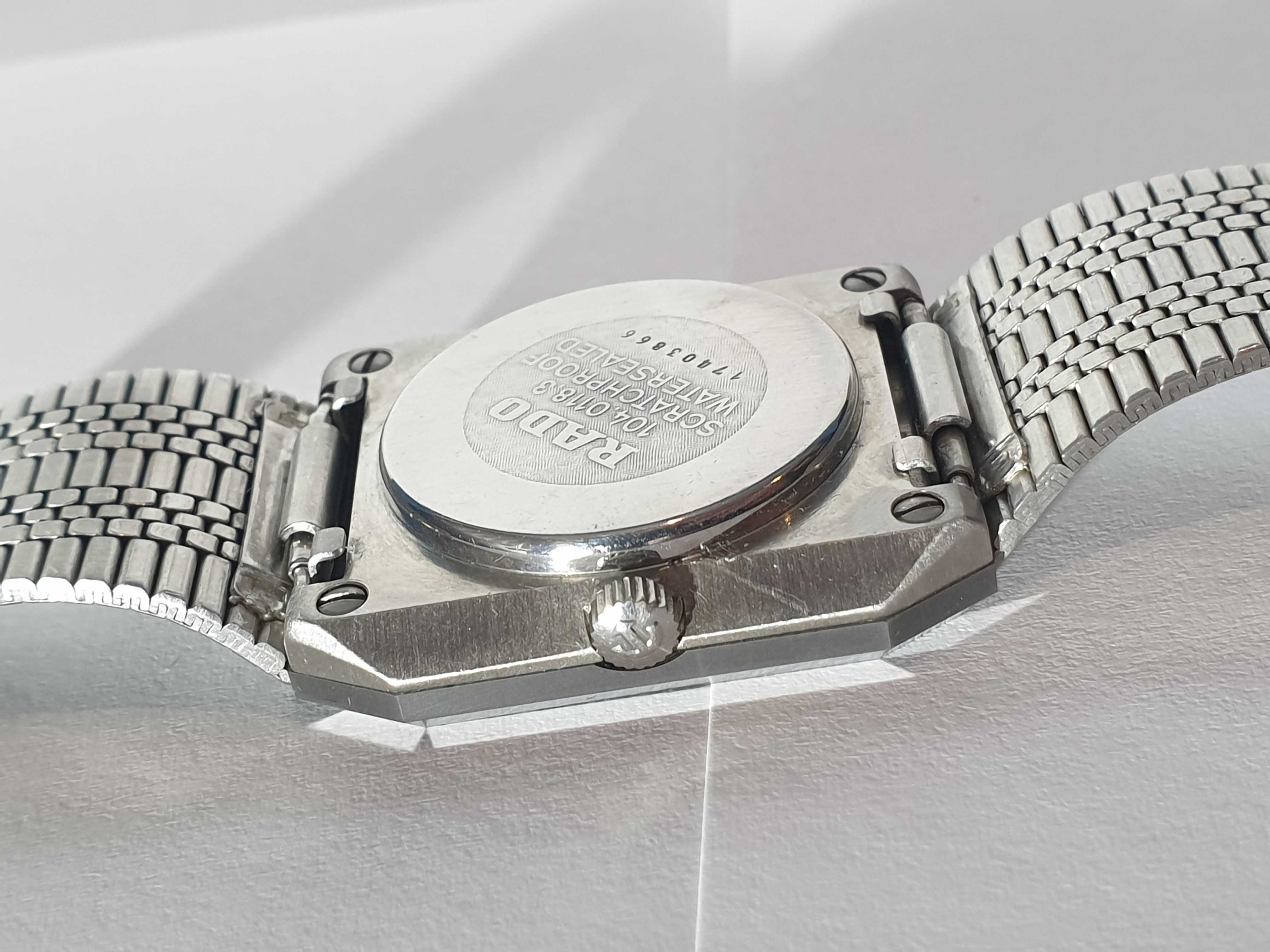 Oryginalny RADO DIASTAR meski szwajcarski zegarek kwarcowy