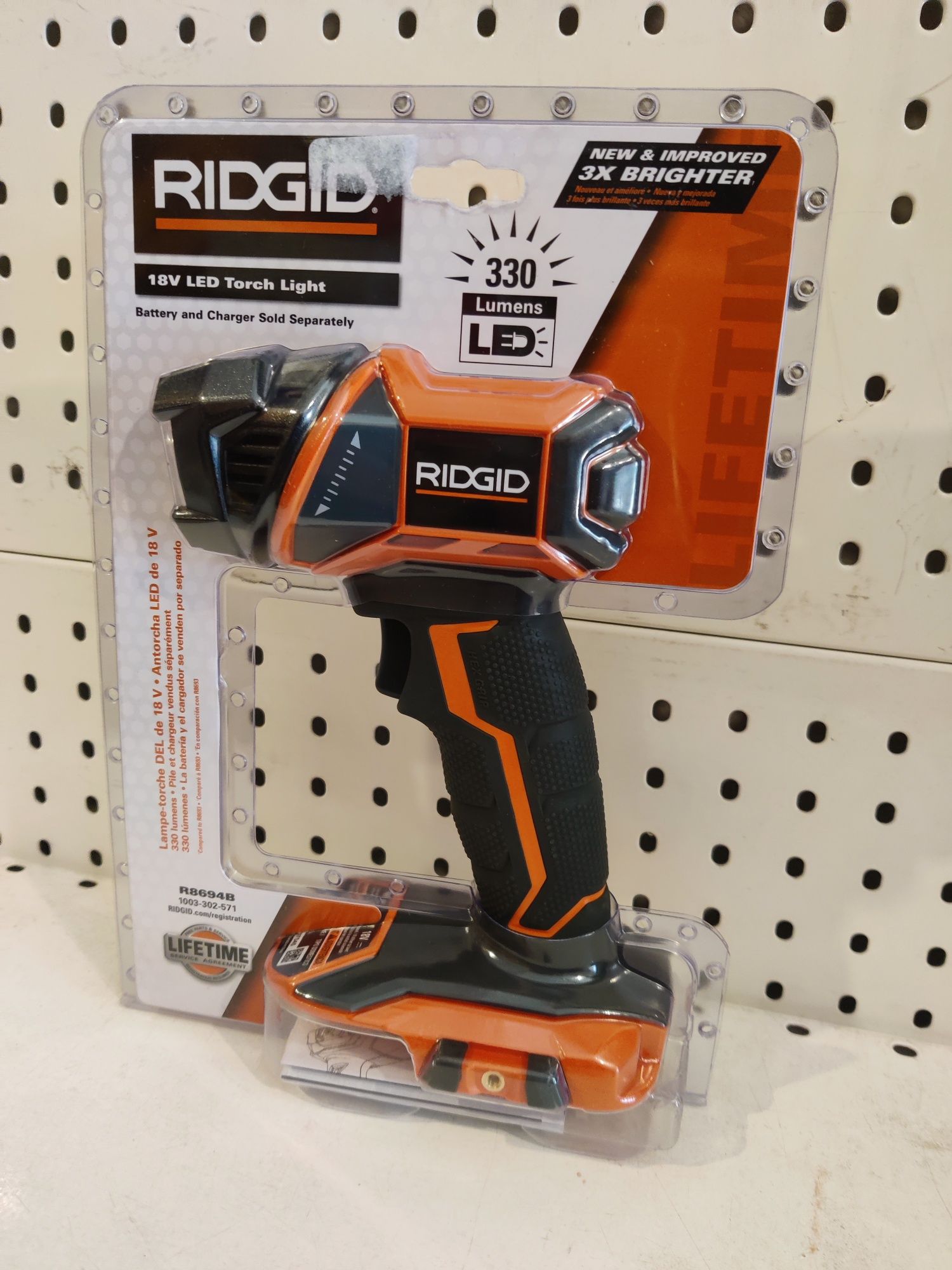 Ridgid AEG R8694 18V LED фонарь ліхтар Оригинал США