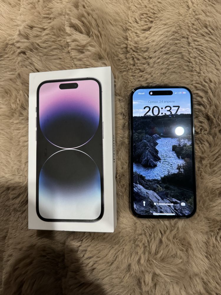 Продам iPhone 14 Pro, Deep Purple, 128 GB состояния нового