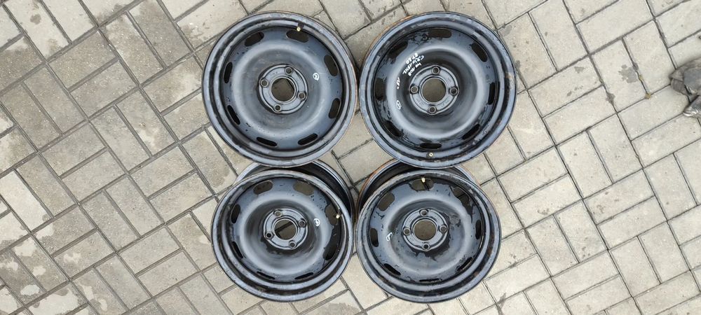 FELGI STALOWE 4x108 6.5Jx15 CALI ET20 2150769 CORSA F CITROEN PEUGEOT KOMPLET 4 SZTUKI