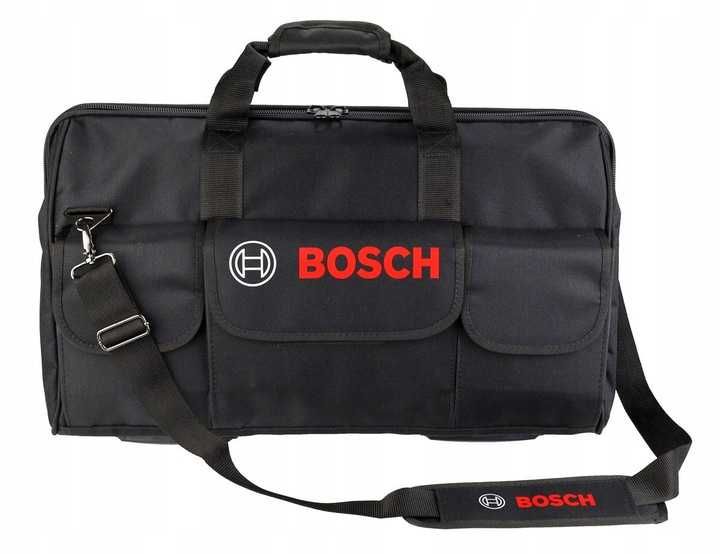 DUŻA TORBA NARZĘDZIOWA firmy BOSCH z pasem naramiennym Czarna na Ramię