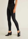 MANGO Nowe woskowane spodnie skinny bawełna 42, z metką