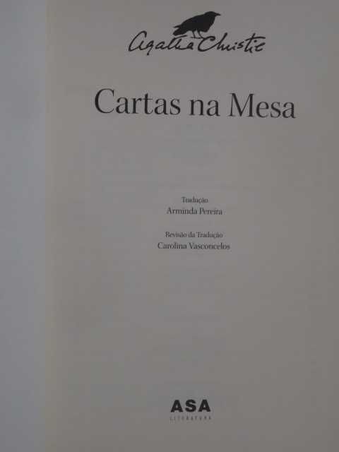 Cartas na Mesa de Agatha Christie