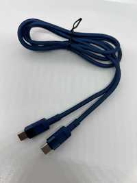 Kabel Typ C-Typ C Power Delivery 100W 5A | 1,2m niebieski SuperCharger