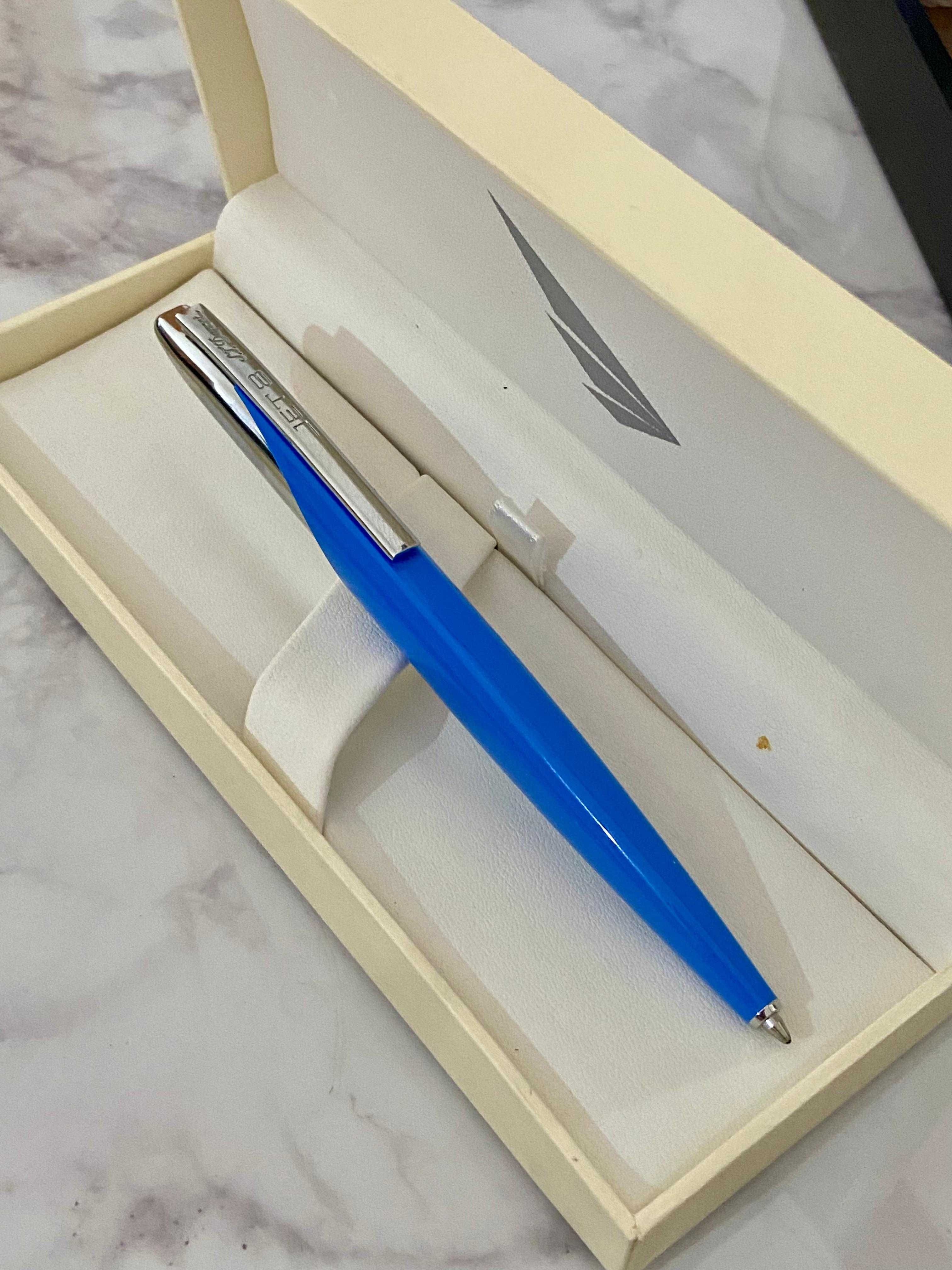 Caneta ST Dupont Esferográfica Jet 8 Azul com Caixa