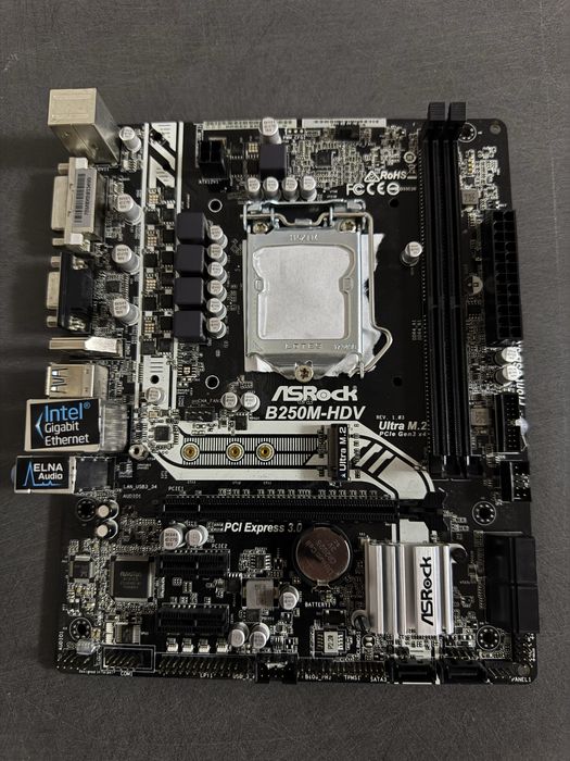 Материнская плата ASRock B250M-HDV ddr3 m.2