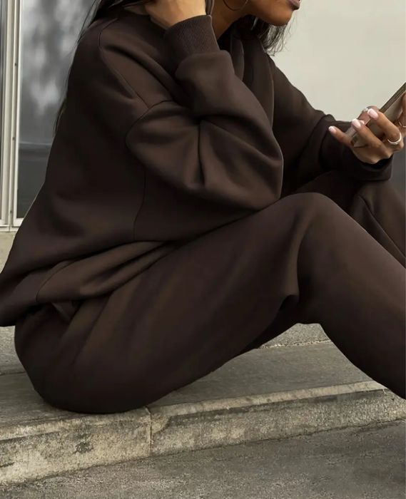 Шоколадний костюм еа флисе xl