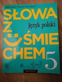 Język polski zeszyt ćwiczeń słowa z uśmiechem klasa 5